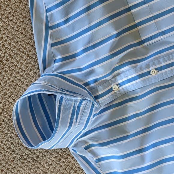 Men's Burberry London Cotton Button Down Dress Shirt - Picture 11 of 16